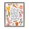 Stupell Industries Life In The Garden Floating Frame, design by Isabela Schielke